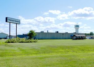 Photo of Nortech Systems' Milaca, MN, building exterior.