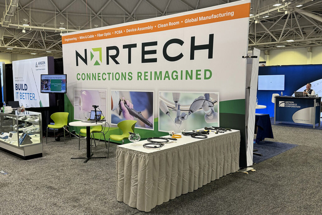 Nortech brand on display at MD&M Minneapolis trade show